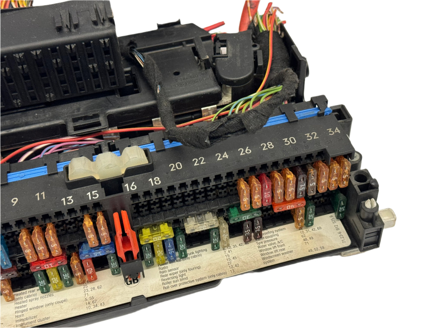 Bmw E46 fusebox