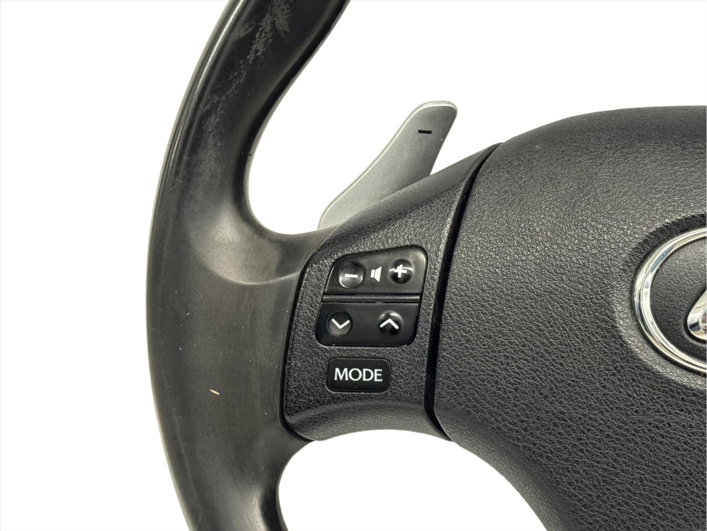 Genuine 2006 Lexus IS250 steering wheel with airbag.
