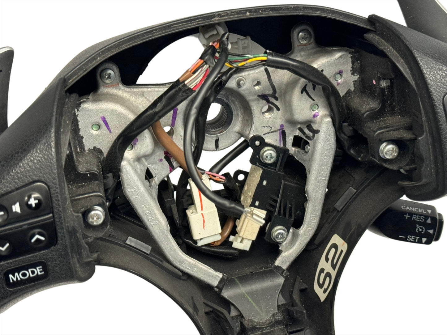 Genuine 2006 Lexus IS250 steering wheel with airbag.