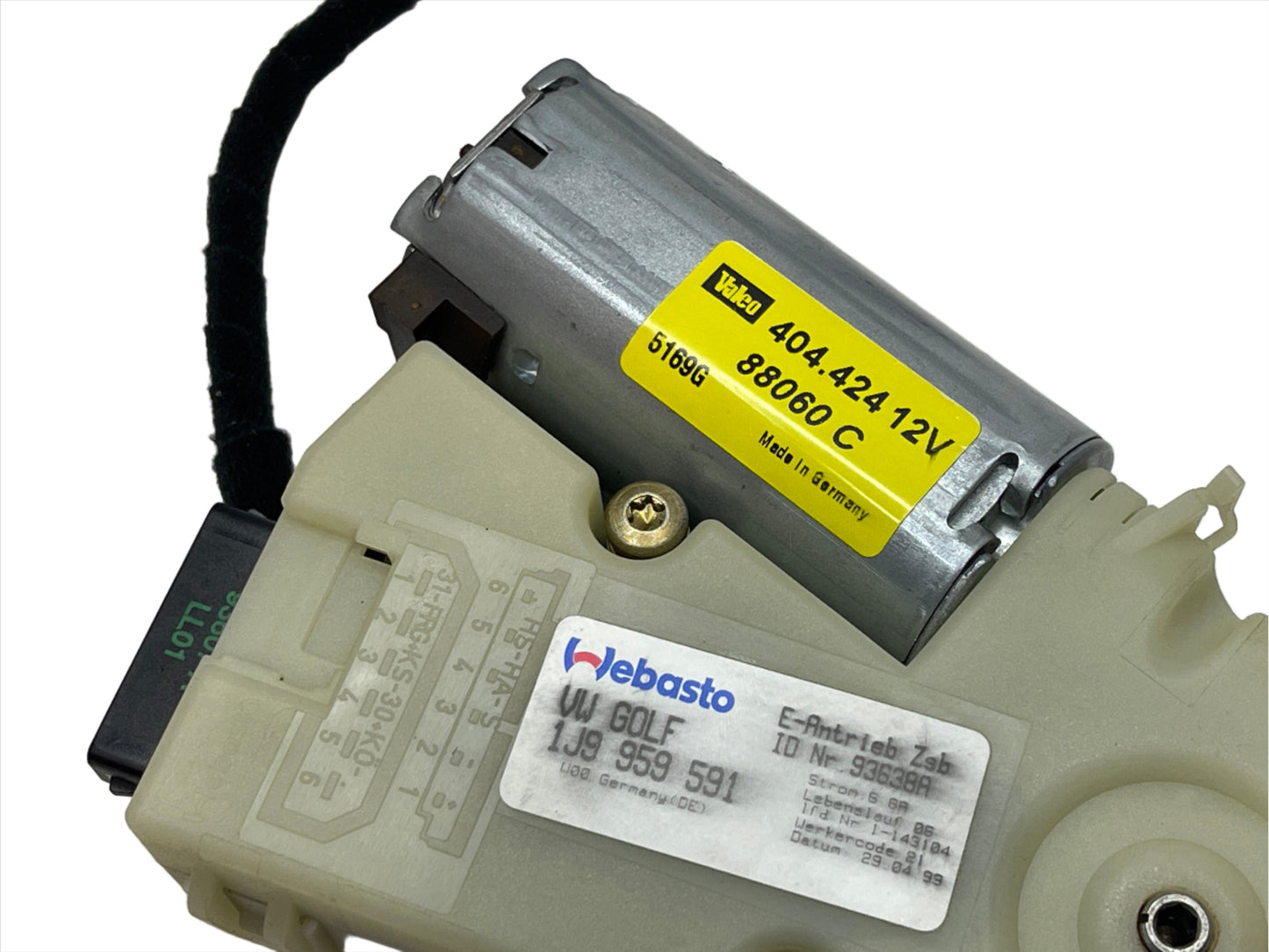 Genuine 1998-2004 Volkswagen Golf (Mk4) Sunroof motor.