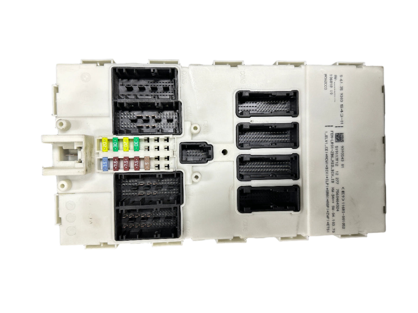 Genuine 2013 Bmw 328i Xdrive F30 body comfort control module fuse unit.