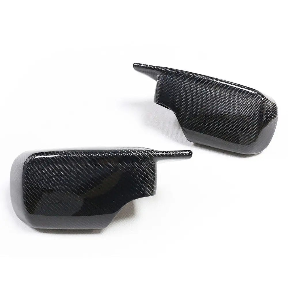 1998-2005 Bmw 3Series E46 Carbon Fiber/Black Pattern Side Mirror Caps.