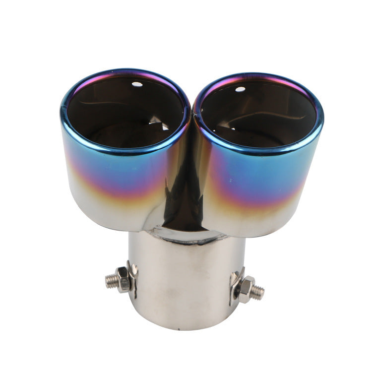 Stainless Steel modified dual exhaust tip