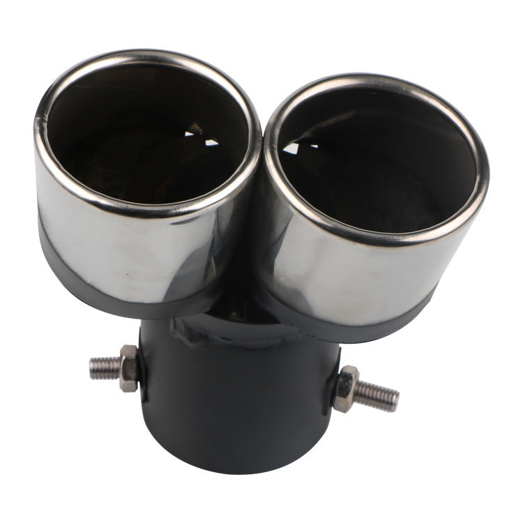 Stainless Steel modified dual exhaust tip