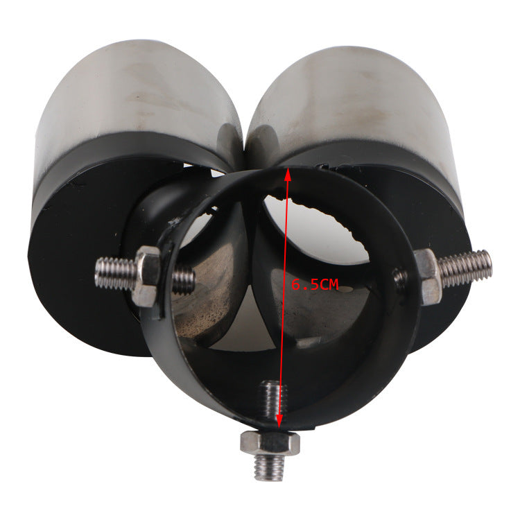 Stainless Steel modified dual exhaust tip