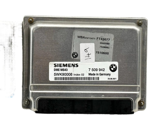 Genuine 2001 Bmw 320i E46 siemens MS43 engine computer unit ECU DME.