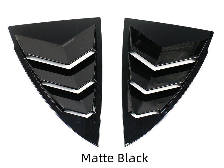2020-2023 Tesla Model Y Shutter Deflector Rear Triangle Window Sticker