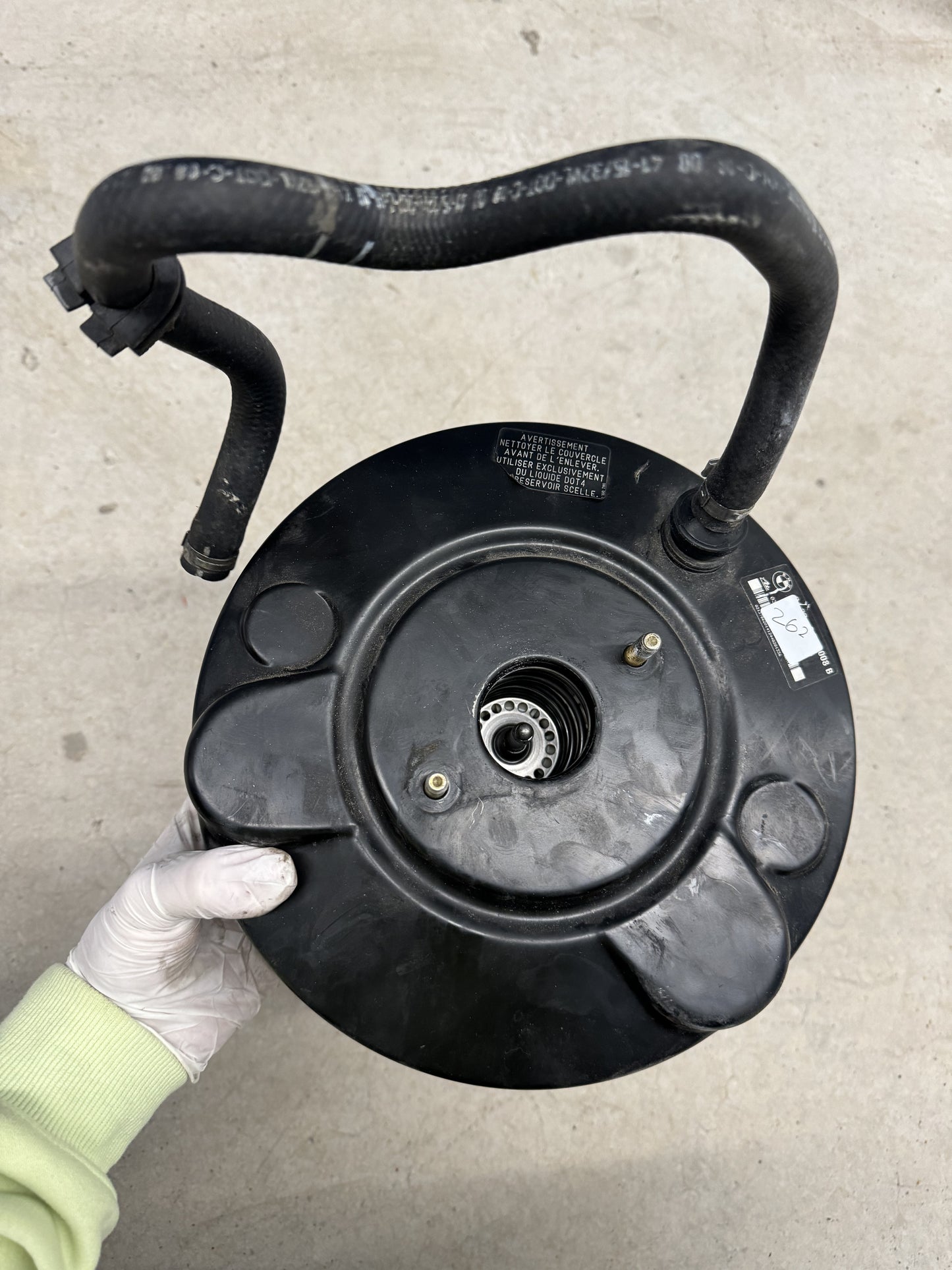 BMW e46 brake booster side