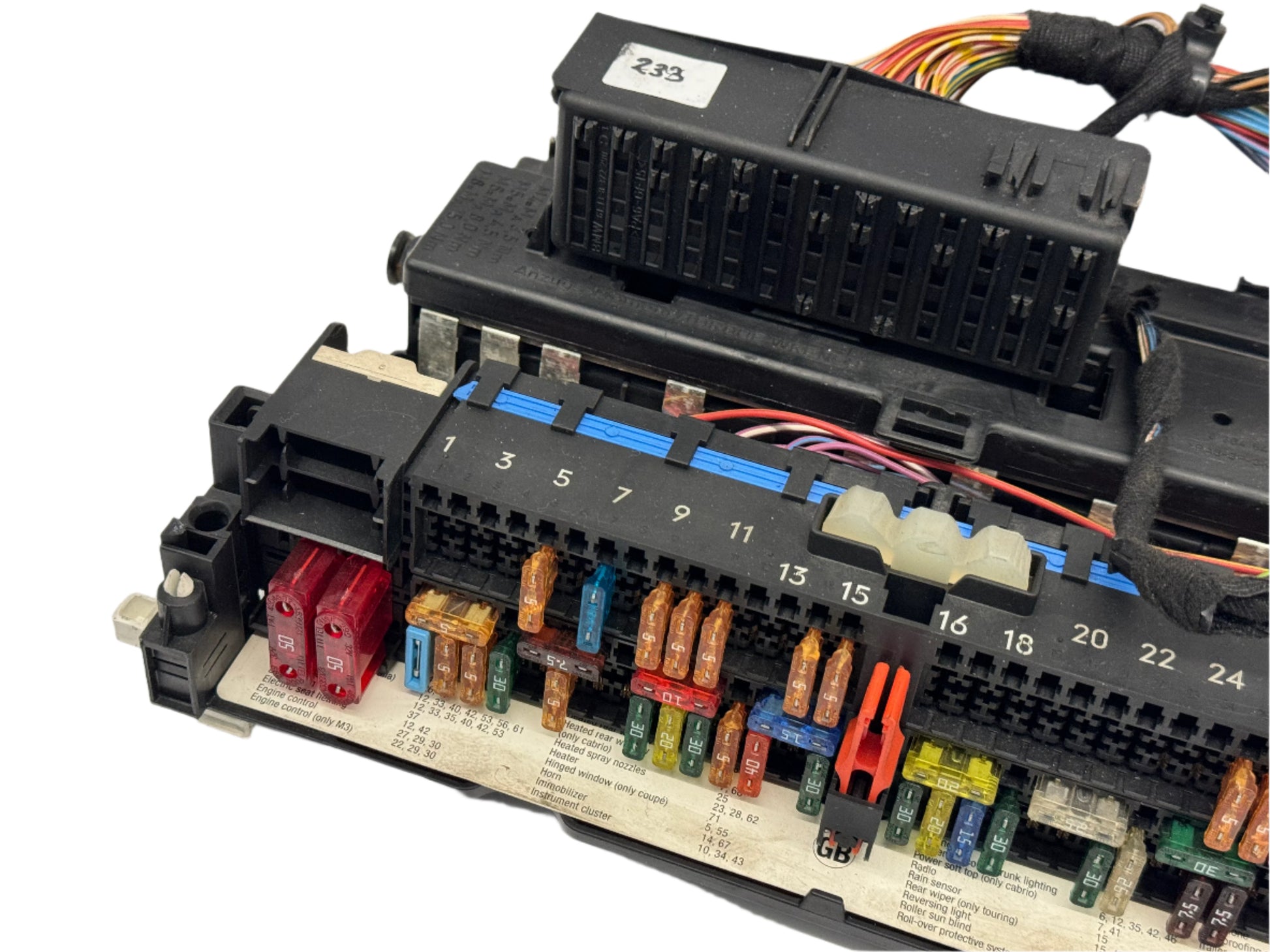Bmw E46 fusebox