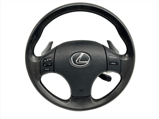 Genuine 2006 Lexus IS250 steering wheel with airbag.