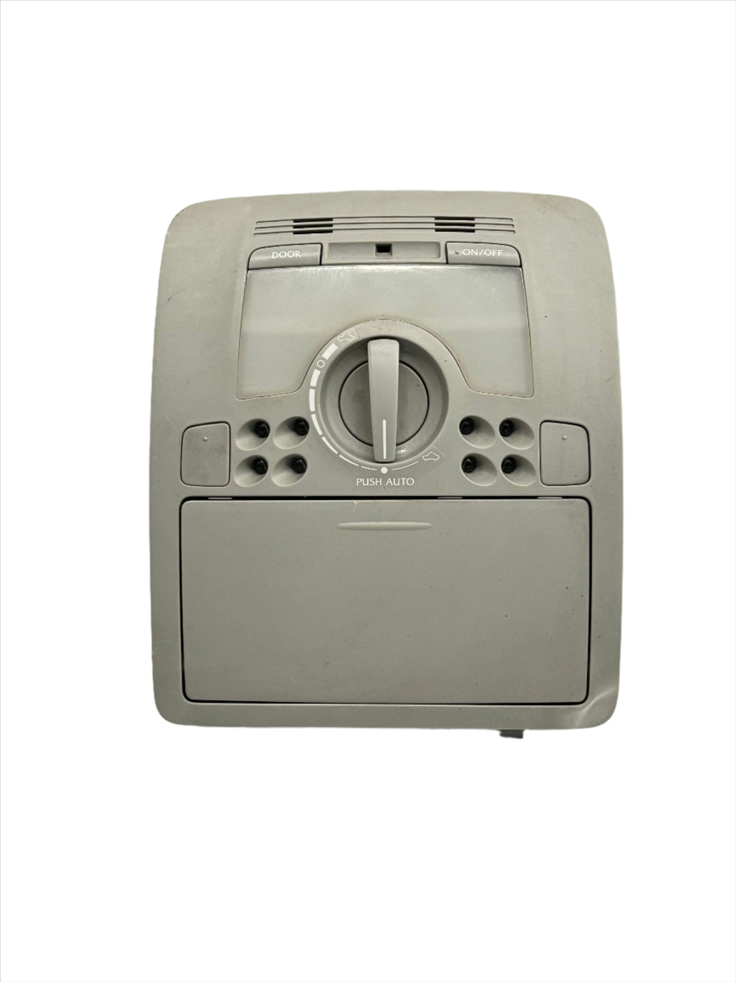 Genuine 2006 Lexus IS250 front overhead dome light/sunroof opener/sunglass holder.