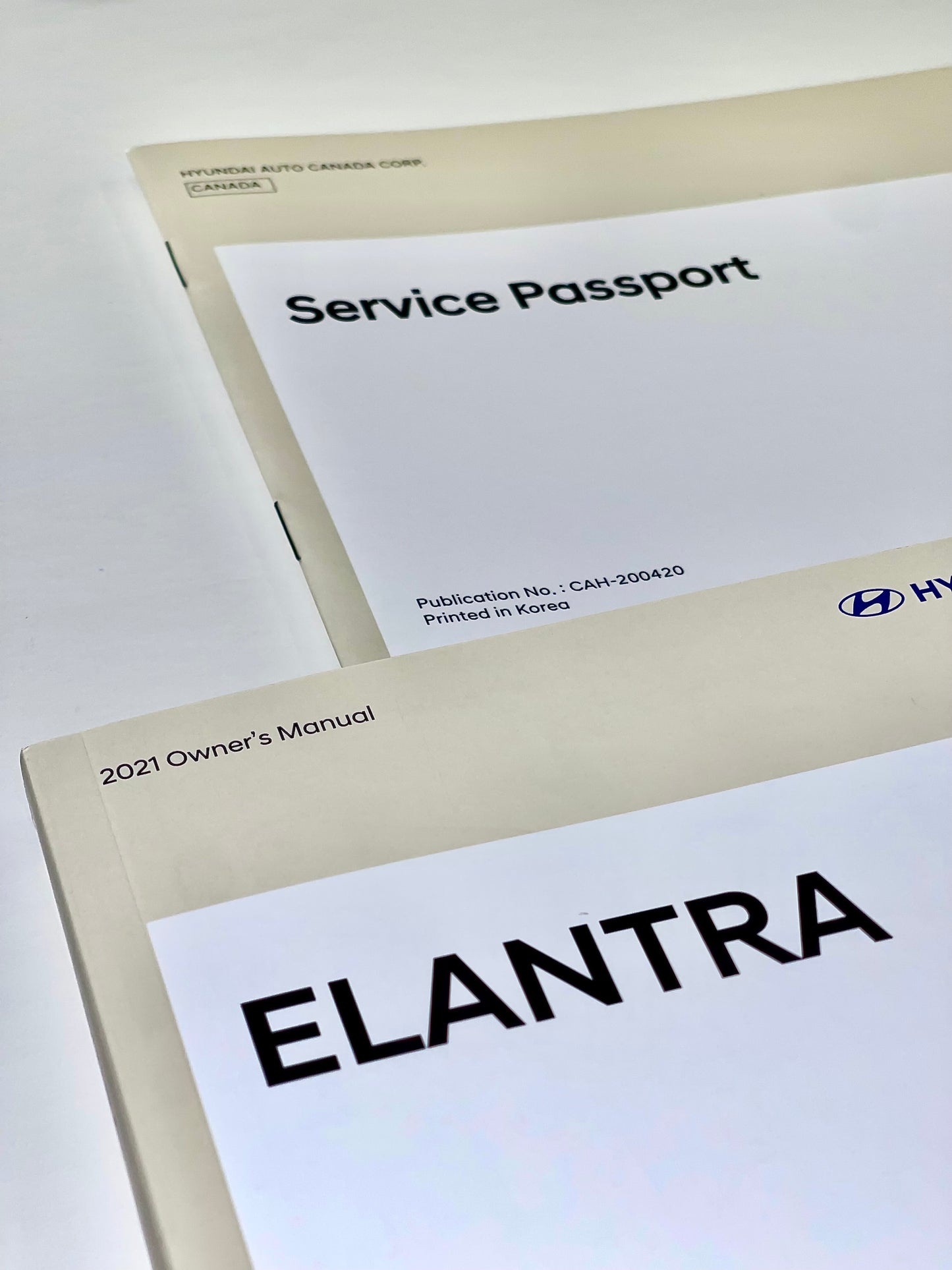 2021 Hyundai Elantra Owner's Manual.