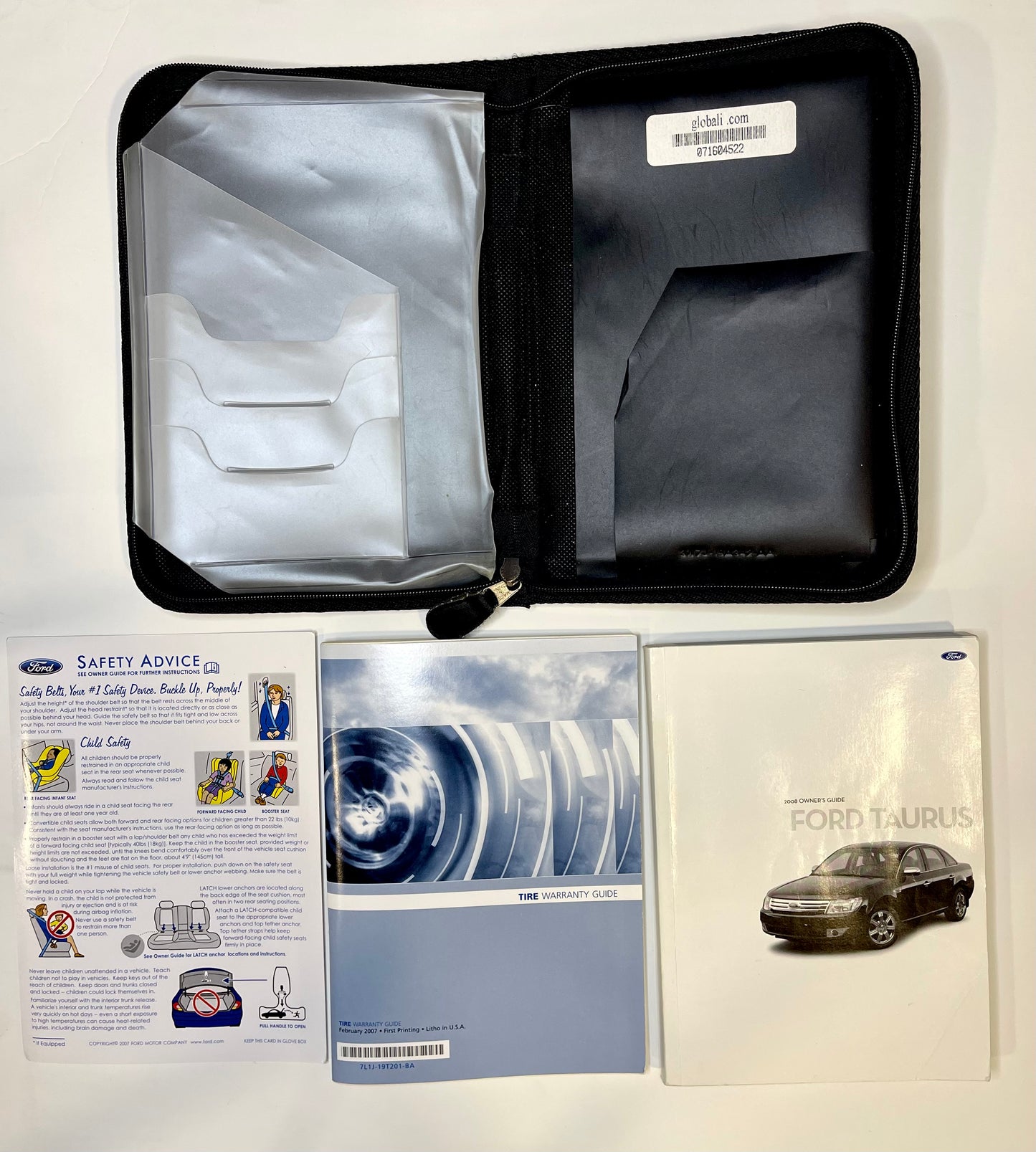 2008 Ford Taurus Owner's Manual.