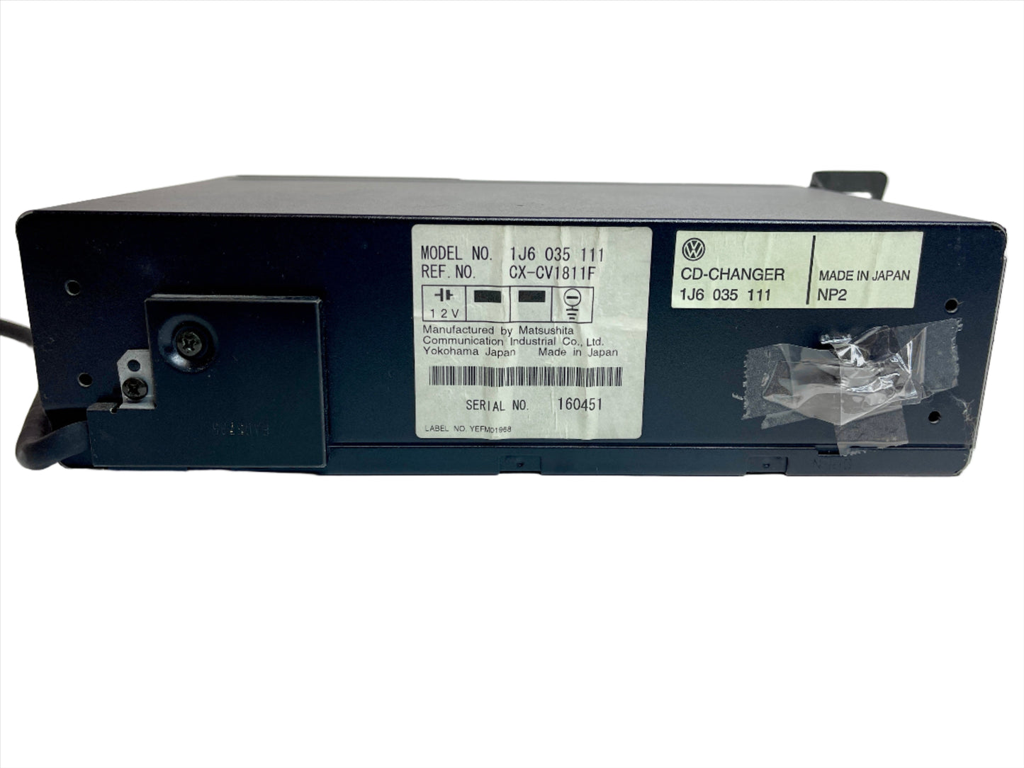 Genuine 1998-2004 Volkswagen Golf (Mk4) 6Disc Cd Changer.