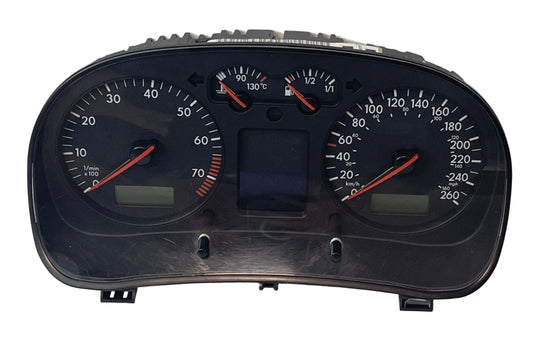 Genuine 1998-2004 Volkswagen Golf (MK4) cluster.