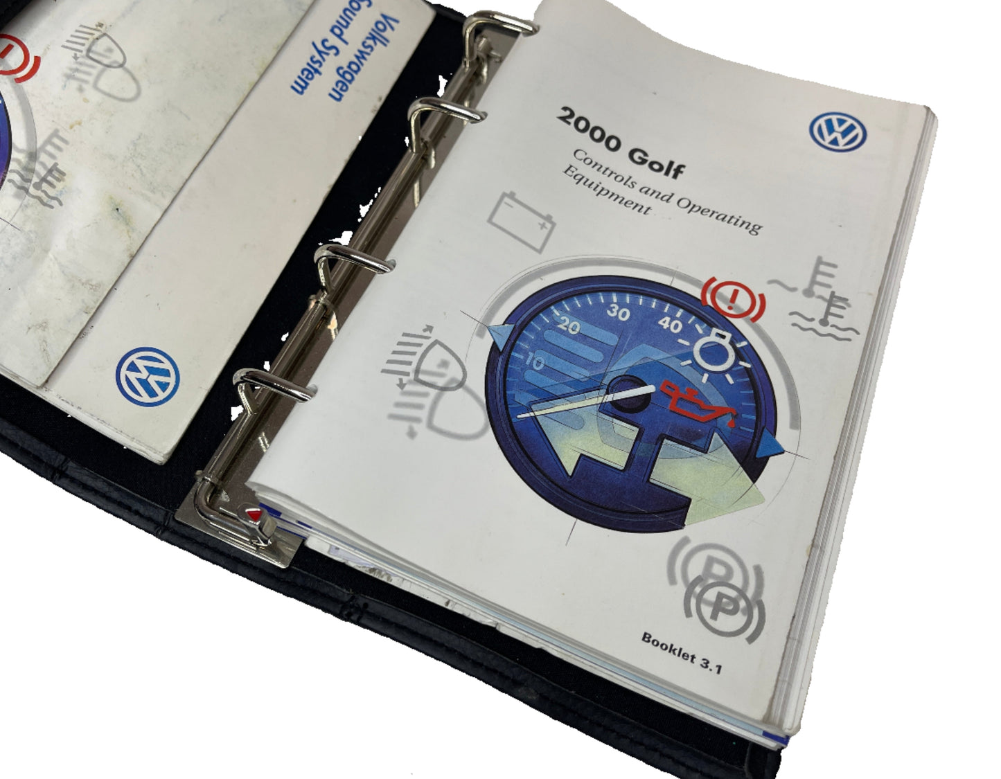 2000 Volkswagen Golf (Mk4) Owners Manual with GTI pouch.