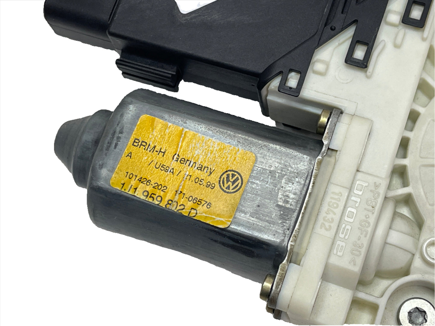 Genuine 1998-2004 Volkswagen Golf (Mk4) RF door window motor.