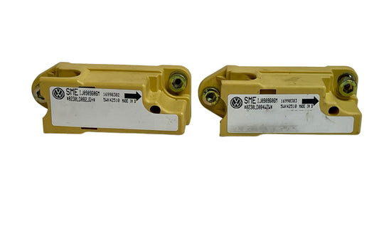 Genuine 1998-2004 Volkswagen Golf (Mk4) SRS Airbag crash sensors.