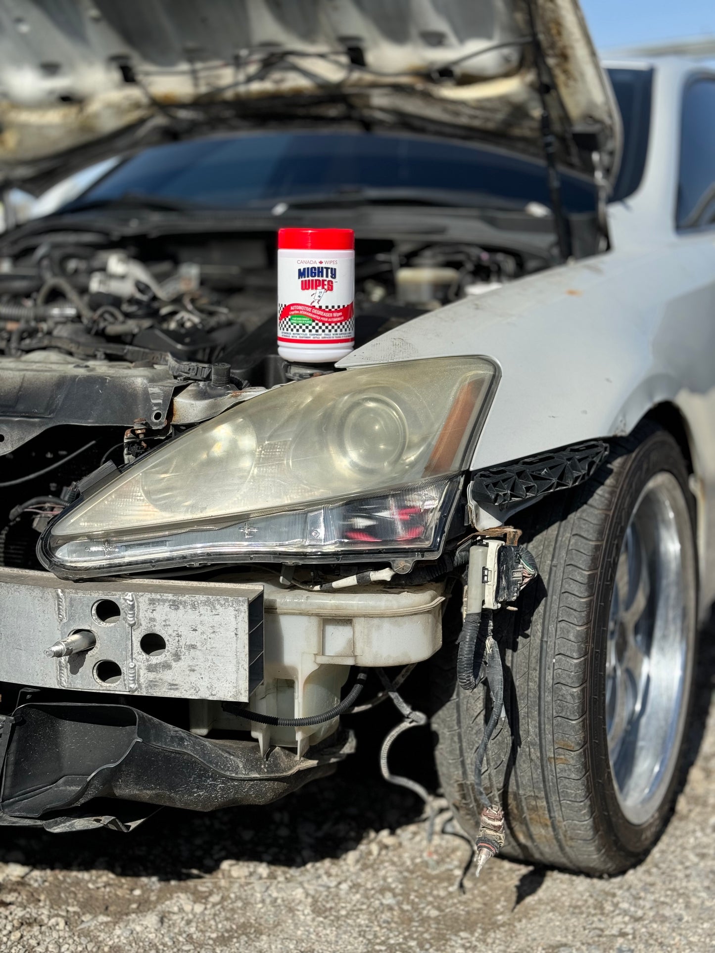 MIGHTY WIPES™ Automotive Degreaser Wipes