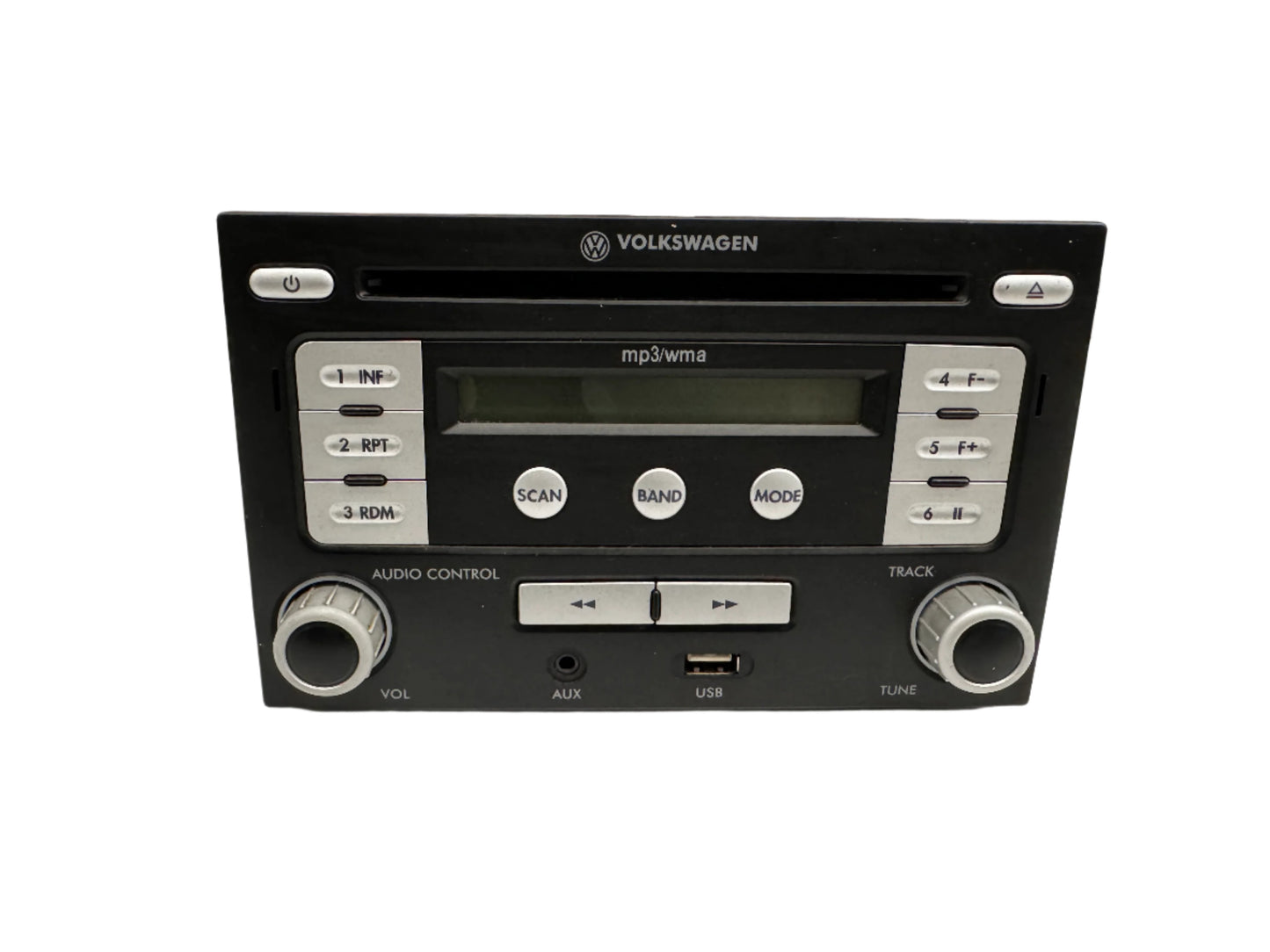 Genuine 2008-2009 Volkswagen Jetta City radio/mp3 player.