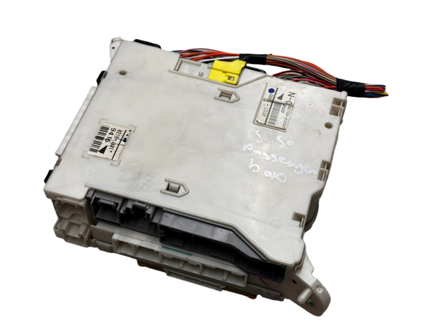Genuine 2006 Lexus IS250 passenger cabin fuse box.