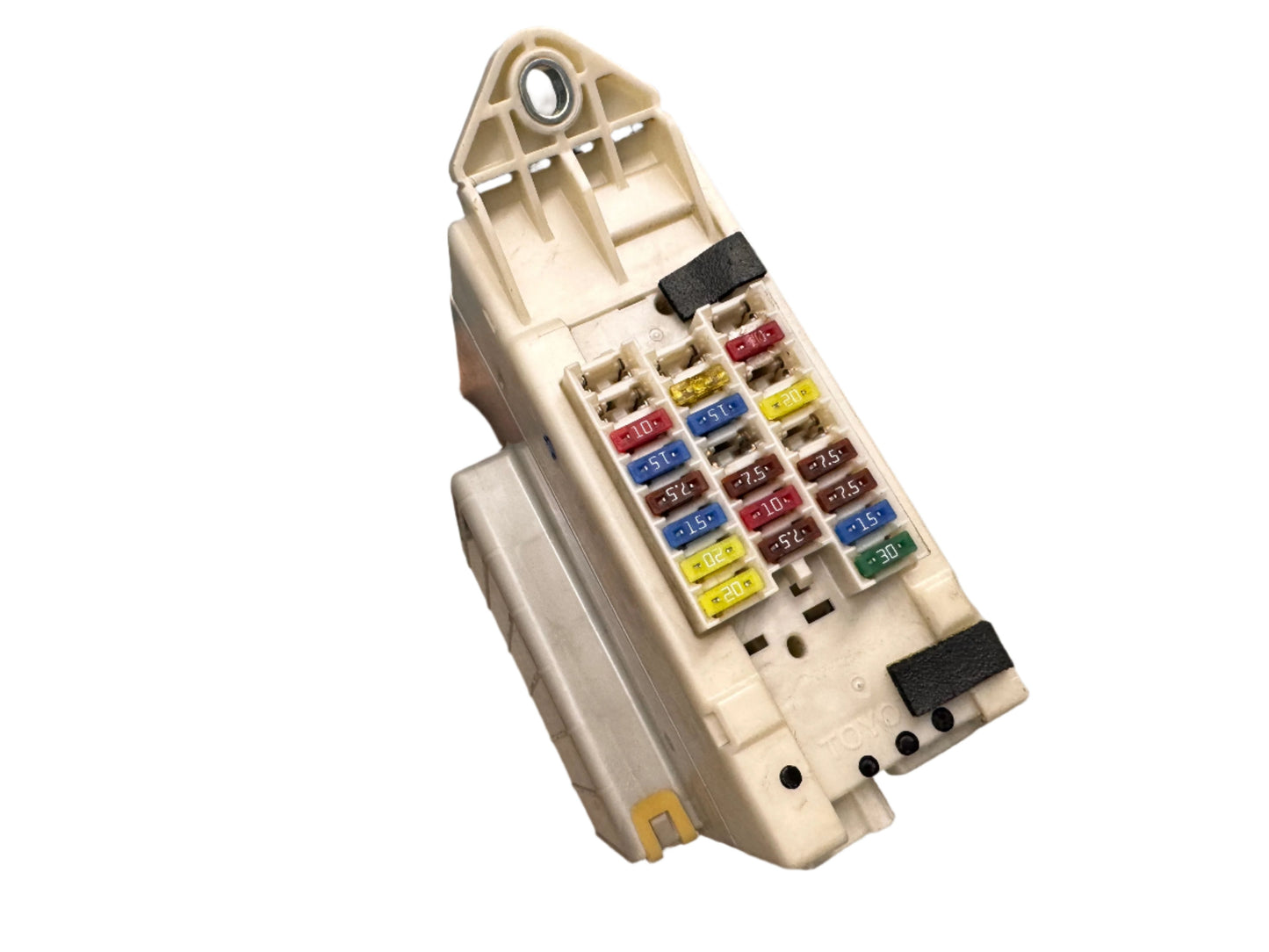 Genuine 2006 Lexus IS250 passenger cabin fuse box.