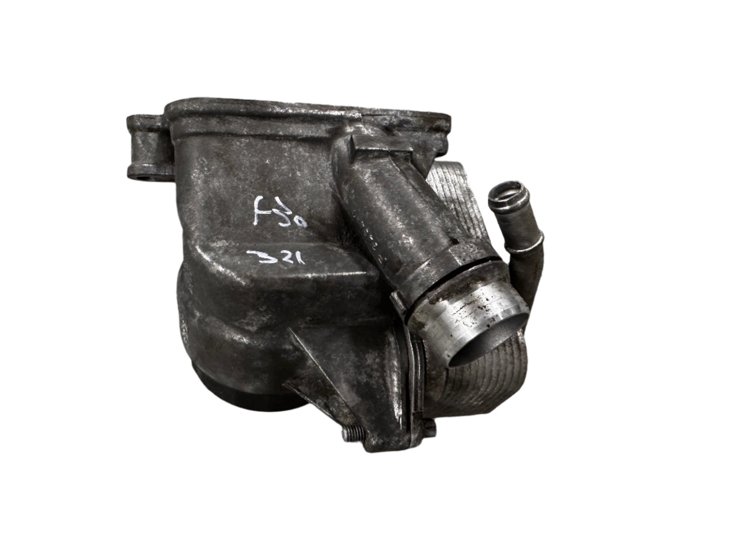 Genuine 2013 Bmw 328i Xdrive F30 engine oil filter housing assenbly with cooler.