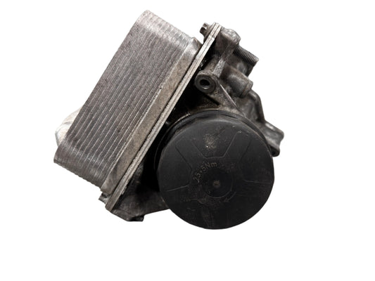 Genuine 2013 Bmw 328i Xdrive F30 engine oil filter housing assenbly with cooler.