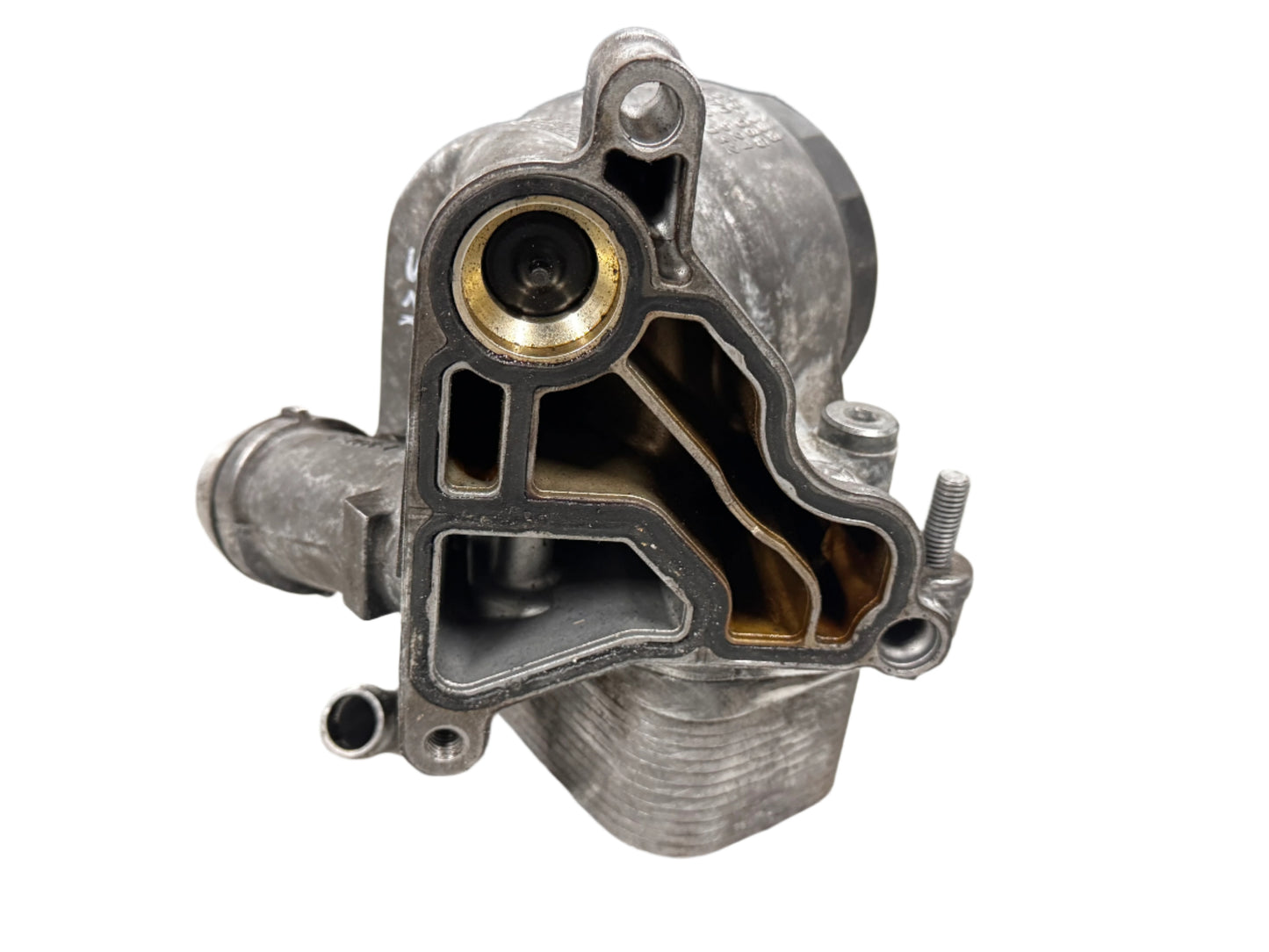 Genuine 2013 Bmw 328i Xdrive F30 engine oil filter housing assenbly with cooler.