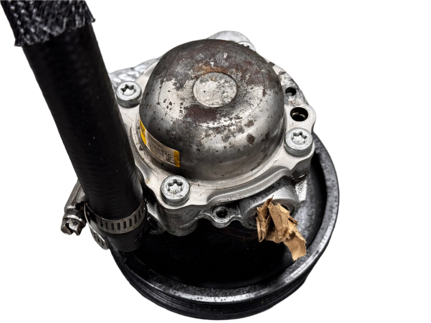 power steering pump back