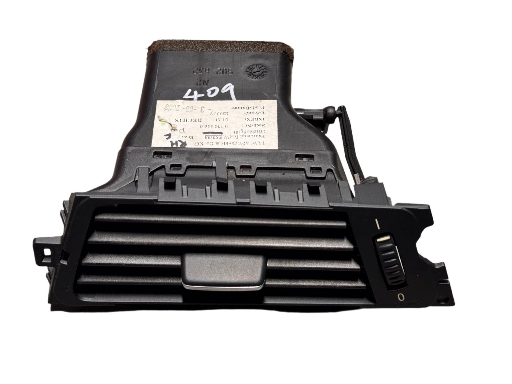 Bmw E92 air vent font