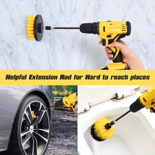Auto Detailing Electric Drill Head Cleaning Brush.