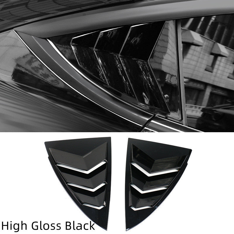 2020-2023 Tesla Model Y Shutter Deflector Rear Triangle Window Sticker